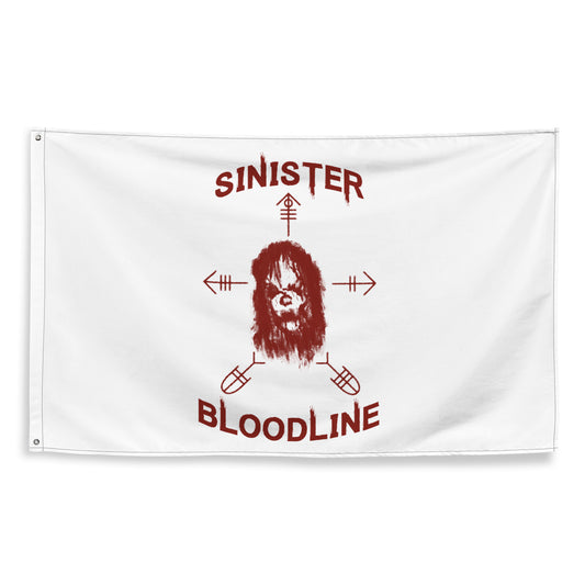 V25 Sinister - Flag (White)