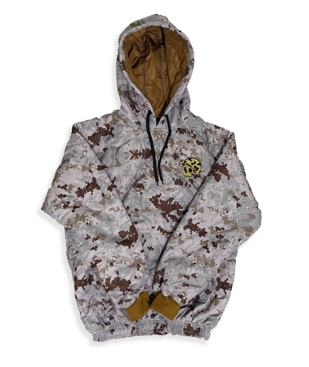 Woobie Hoodie - Desert Marpat V1